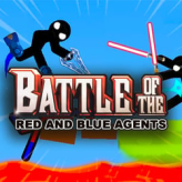 Battle of the Red and Blue Agents