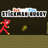 Red and Blue Stickman Huggy